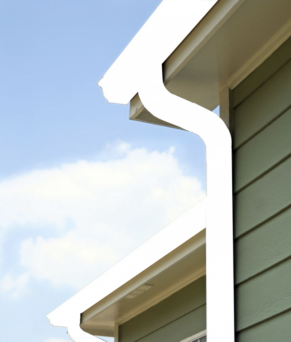 Gutter color preview house